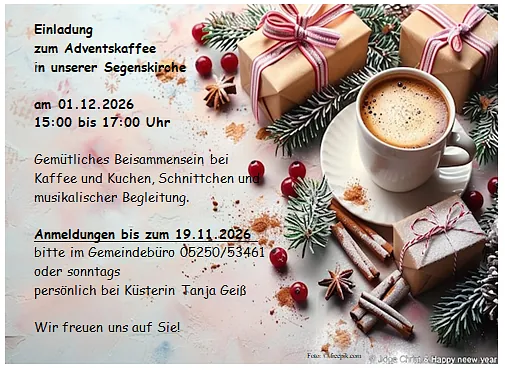Einladung Adventskaffee