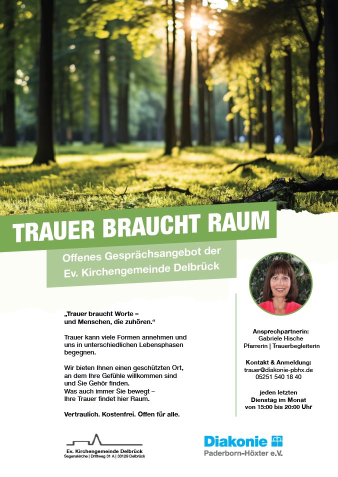 Trauerbegleitung Pfarrerin Gabriele Hische