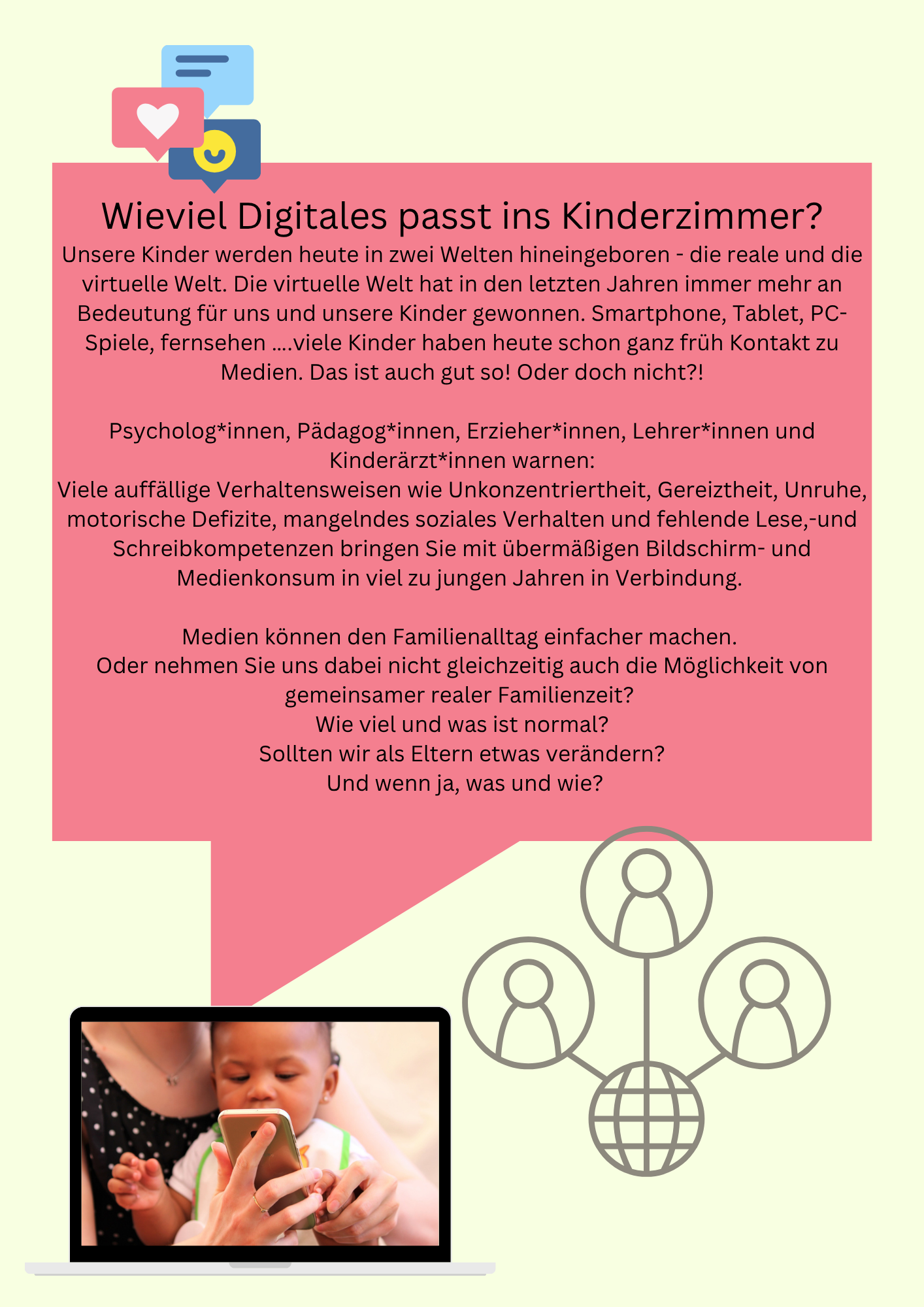 Infotext zu Wieviel Digitales passt ins Kinderzimmer 6.Nov 25