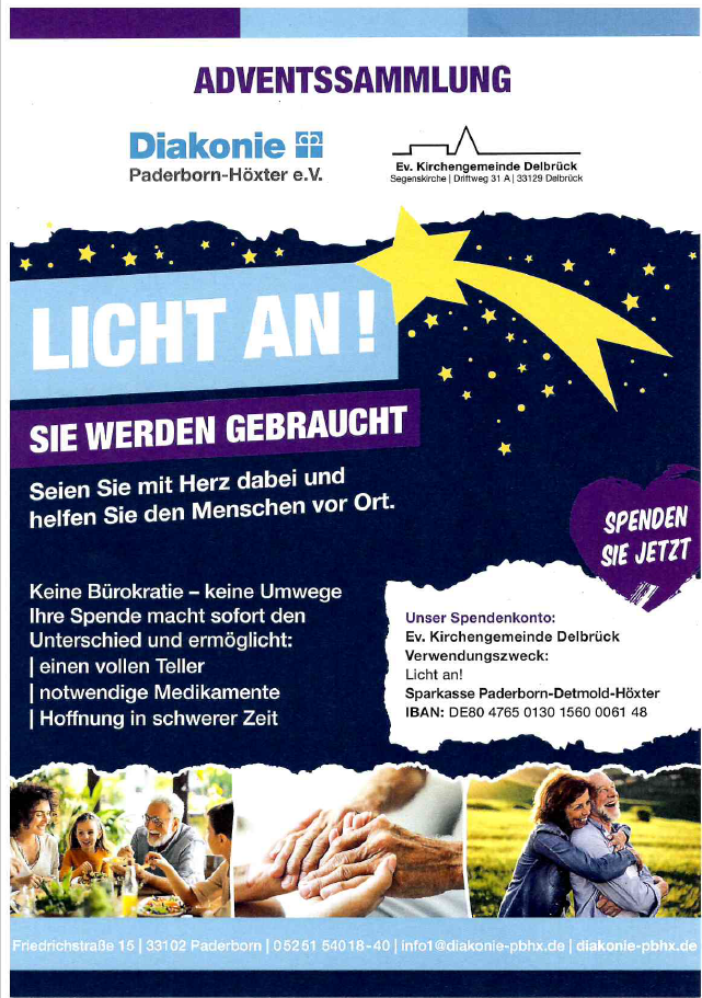 Adventssammlung "Licht an!"